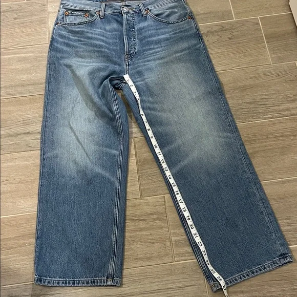 ReDone Loose Crop Jeans - Picture 5 of 10